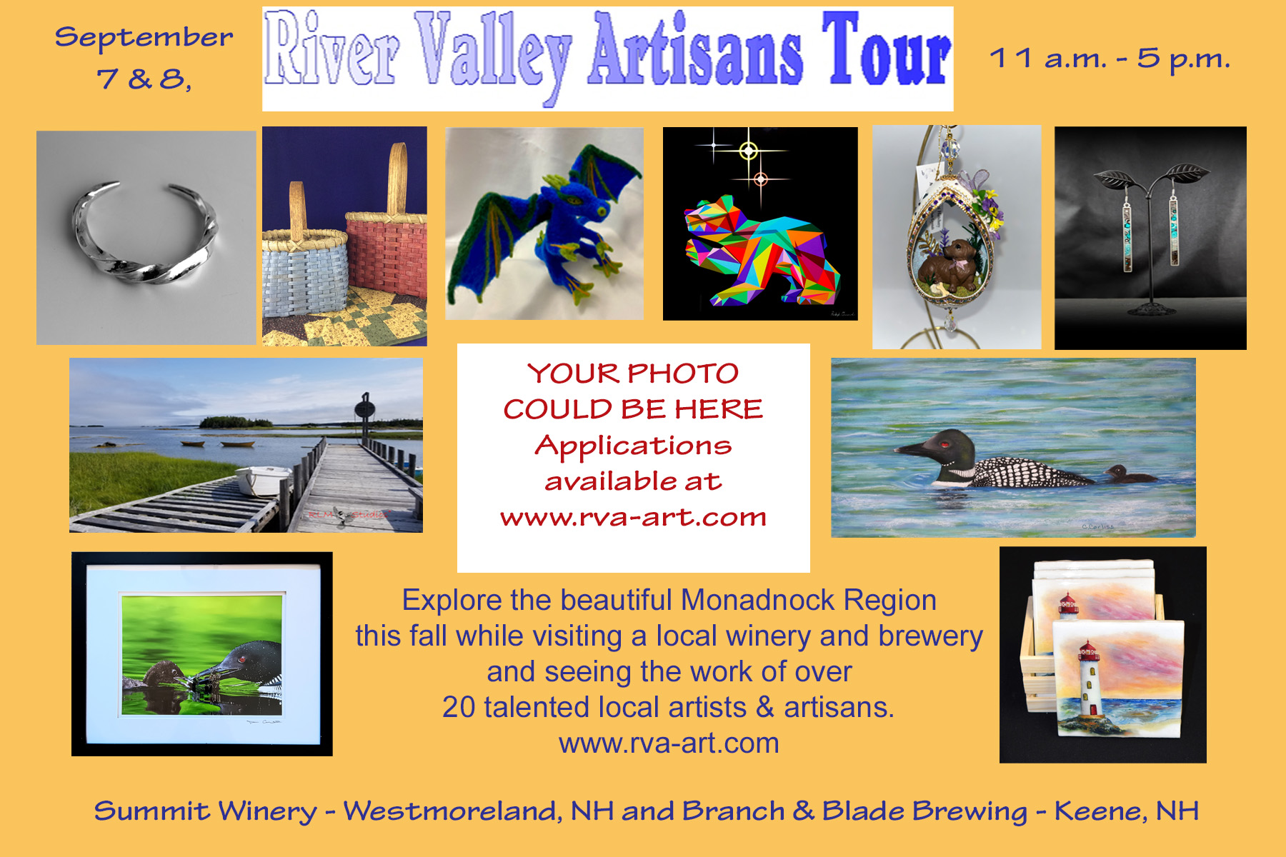 13th Annual River Valley Artisans Art Tour 2024